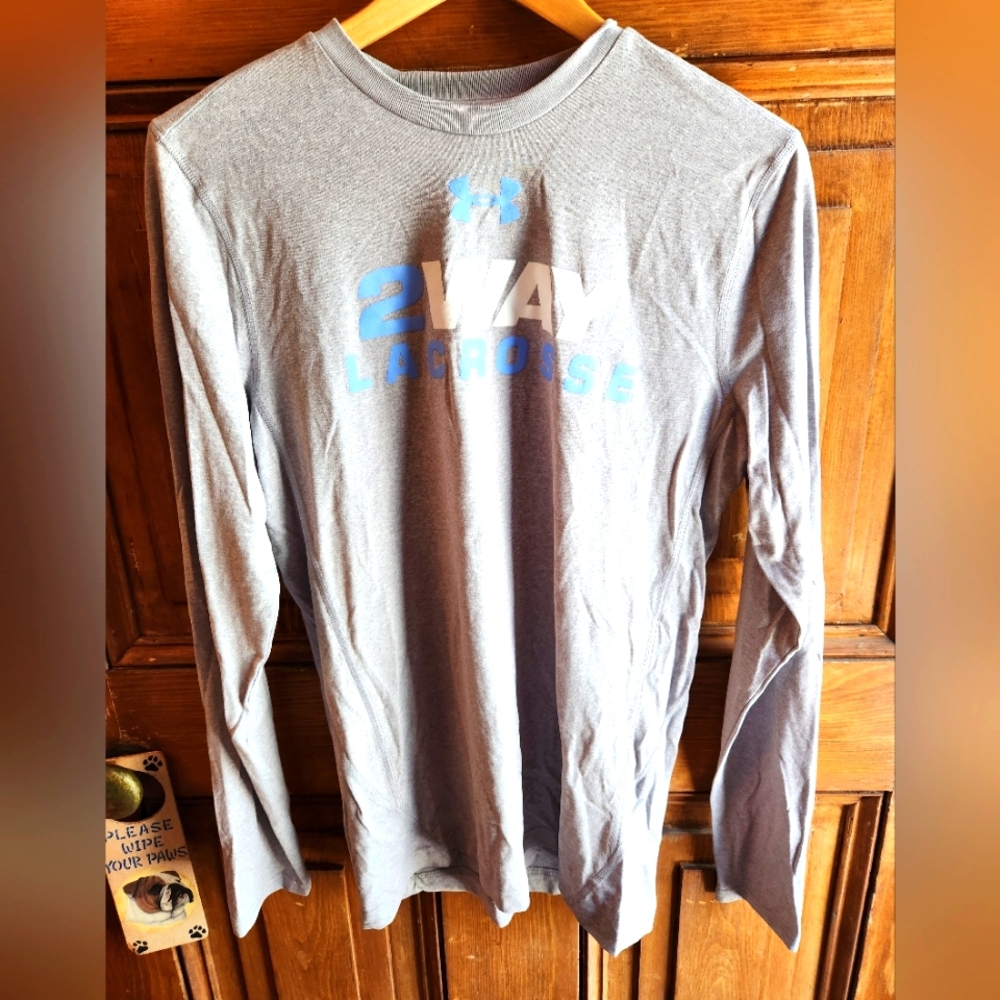 Nwt Under Armour Gray Long Sleeve Men's Shirt - Picture 1 of 8